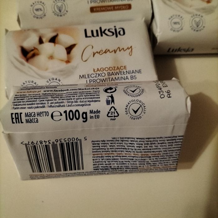 Nowe mydełka w kostce 6 sztuk Luksja