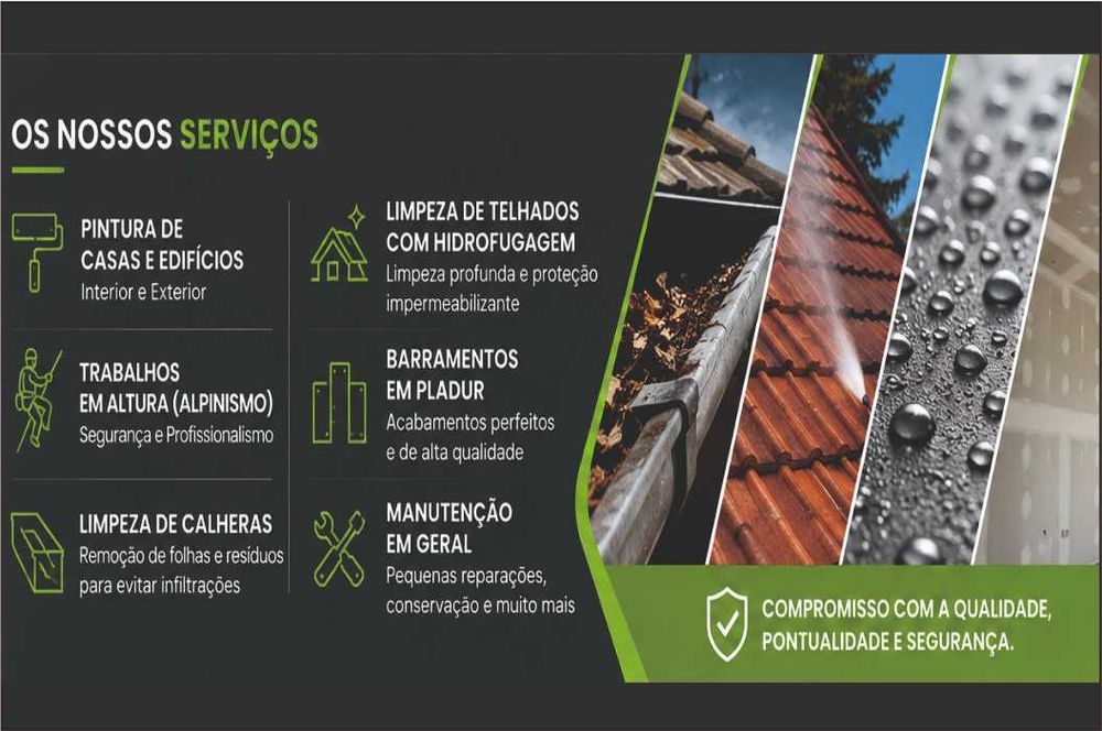 Pintura & Manutenção de Fachadas - Transforme sua casa