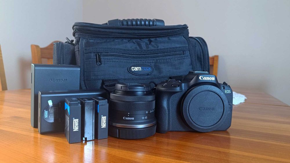 Canon R50 + Canon RF-S 18-45mm F4.5-6.3 IS STM + MEGA ZESTAW, GRATISY!