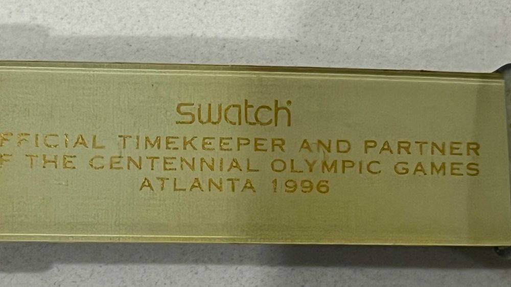 relógio Swatch edição limitada - Atlanta 1996