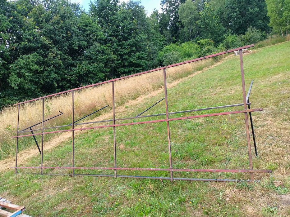 Konstrukcja Rama Panele Fotowoltaiczne Daszek