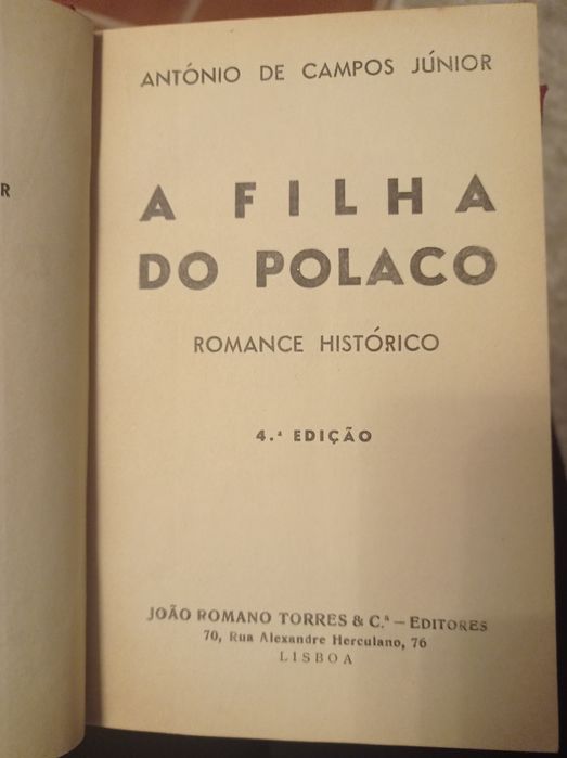 Romance A FILHA DO POLACO - 1946