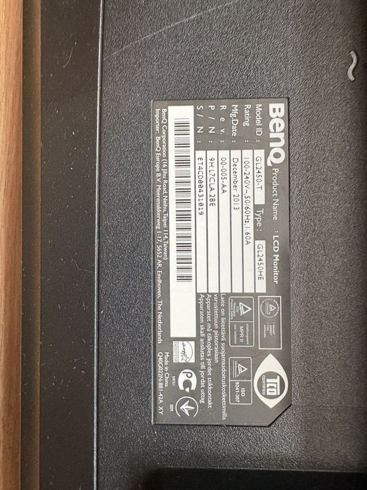 Monitor BenQ GL2450 24” LED HDMI