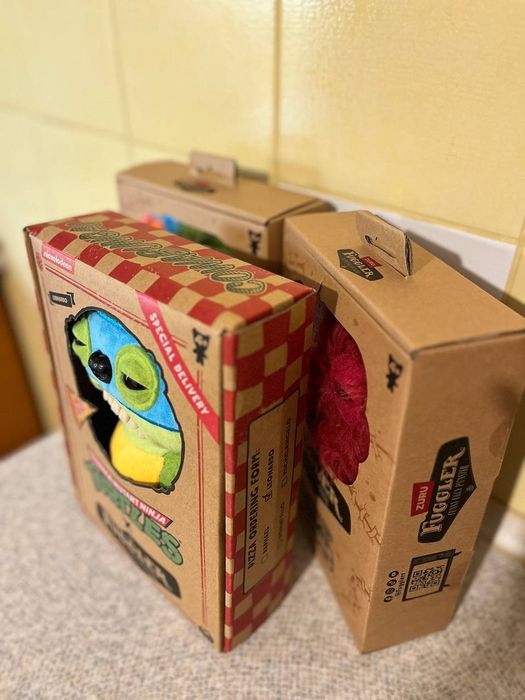 Мягкая игрушка Фуглер Fuggler Половинки Зубастик Черепашка- ниндзя Нов