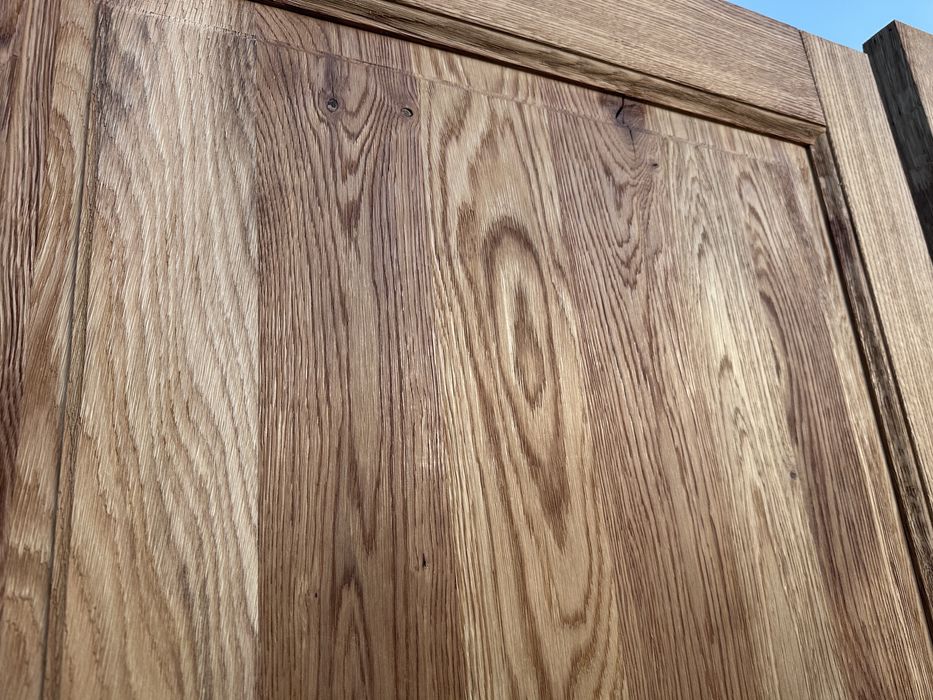 Drzwi wewnętrzne drewniane OD RĘKI lite dębowe szczotkowane olejowane