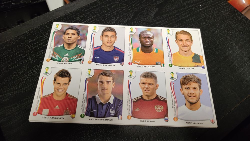 Update Set Panini Mundial 2014 Brasil 71 cromos