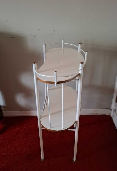 Mesa Meia Lua Lacada estilo Luis XVI