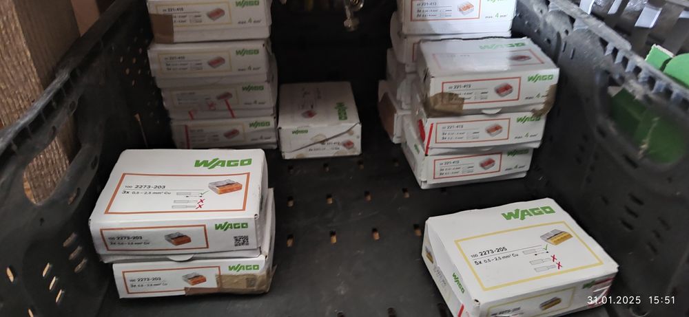 WAGO - Złączki firmy Wago