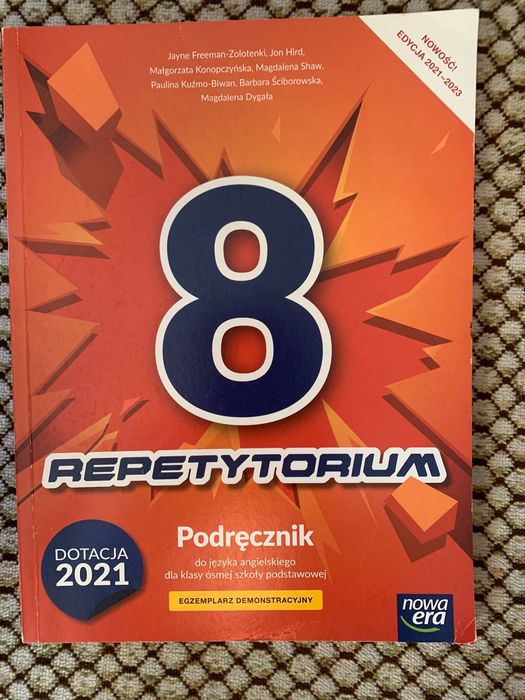 Język angielski, podręcznik Repetytorium 8 do egzaminu 8-klasisty