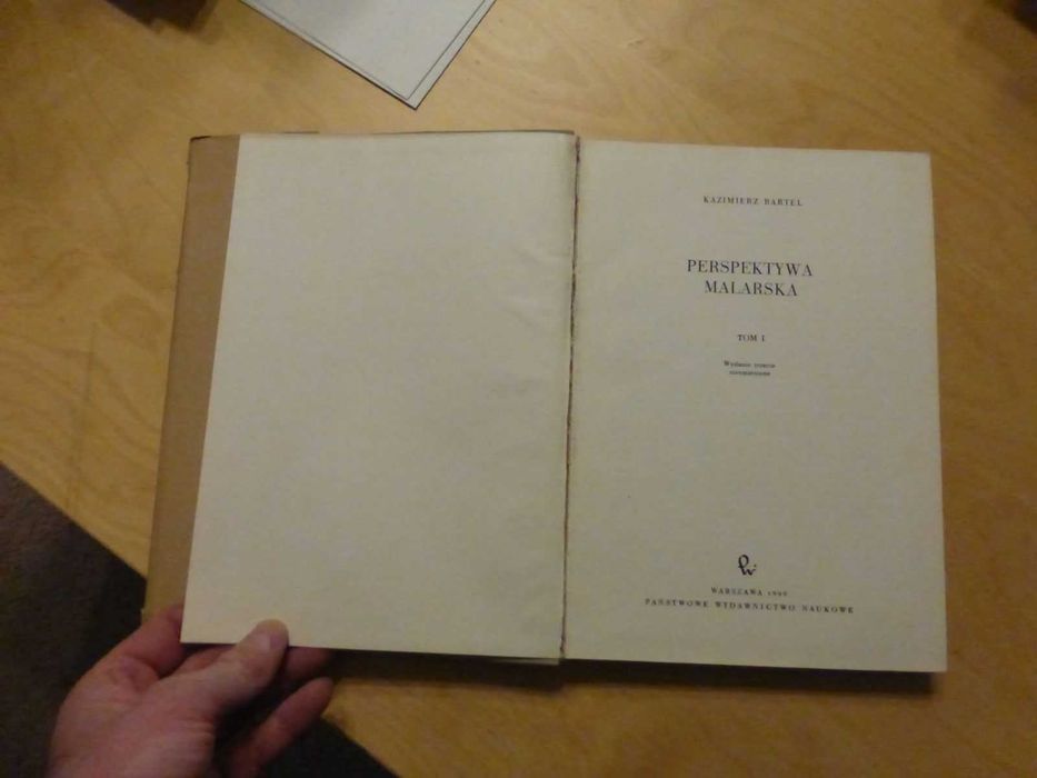 Perspektywa malarska Tom 1. Kazimierz Bartel PWN 1960
