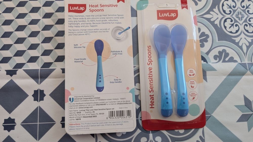 [Novo] Pack 4 Colheres Bebe Silicone