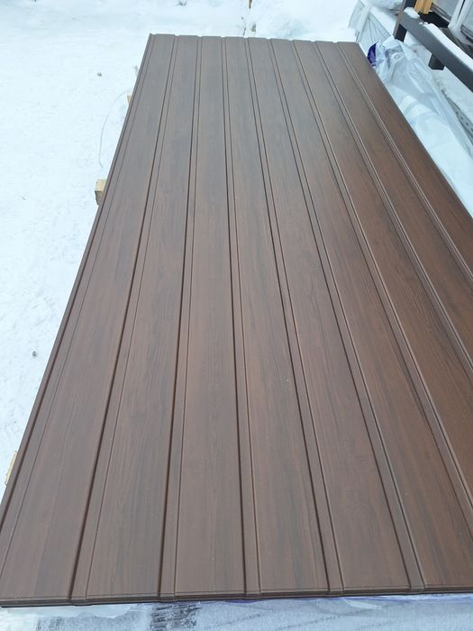 Blacha Panelowa T7 ORZECH podsufitka , podbitka,Elewacja, T8 - od ręki