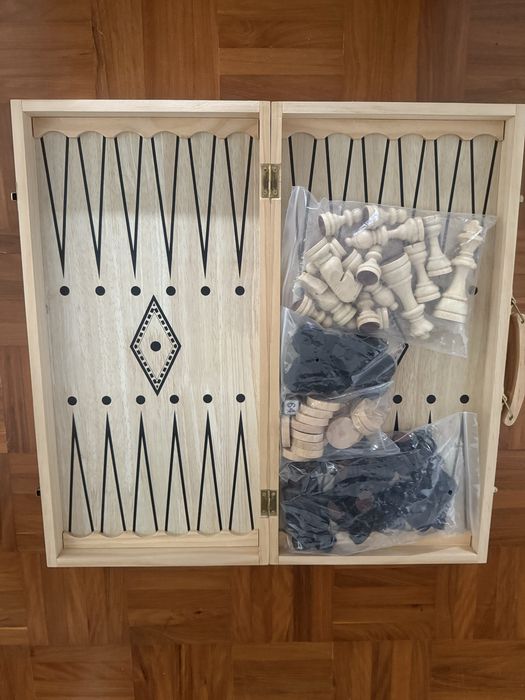 Conjunto 3-1 Philos Backgammon 44mm