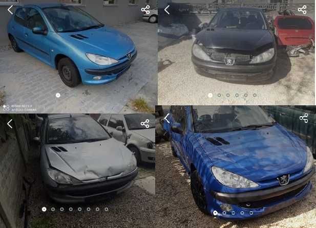 Peugeot 206 1.1 1.4 części