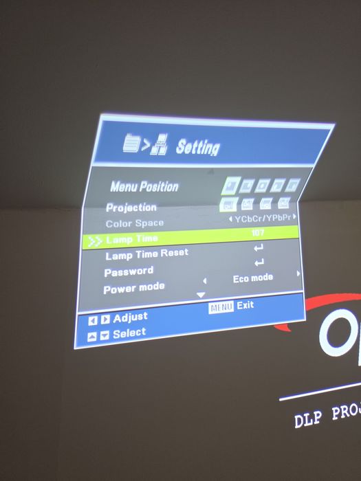 Projektor optoma DAEXU2 rzutnik zestaw w pelni sprawny lampa tylko 100h