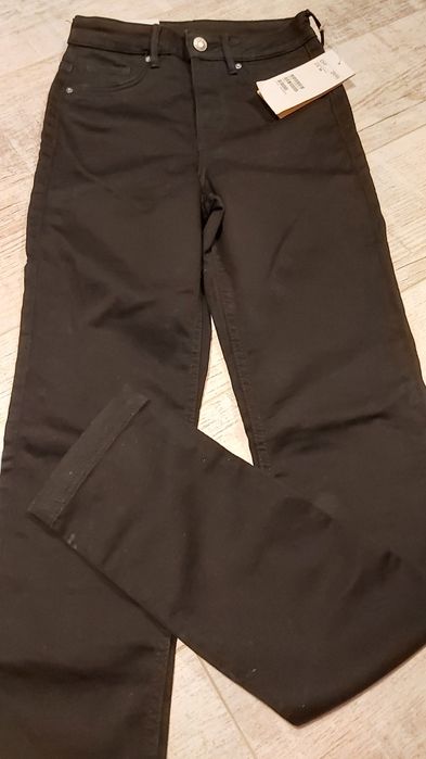 Spodnie czarne z h&m nowe skinny 26