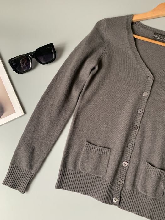 Кашеміровий кардиган графітового кольору р.XS/S