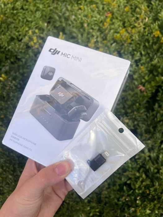 DJI Mic Mini 2TX + 1RX + Charging Case + перехідник на lighting