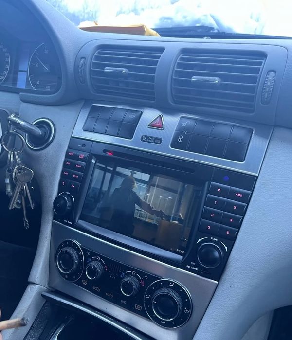 Auto Rádio Android GPS Bluetooth Mercedes Benz W203 clc w209 clk NOVO