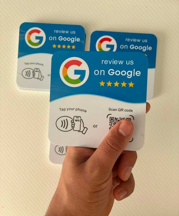 Cartões Inteligentes para Avaliações do Google