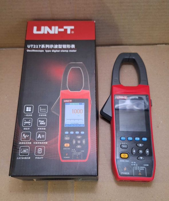 Токовые клещи-Осциллограф.Струмові Кліщі Uni-T Ut-217B