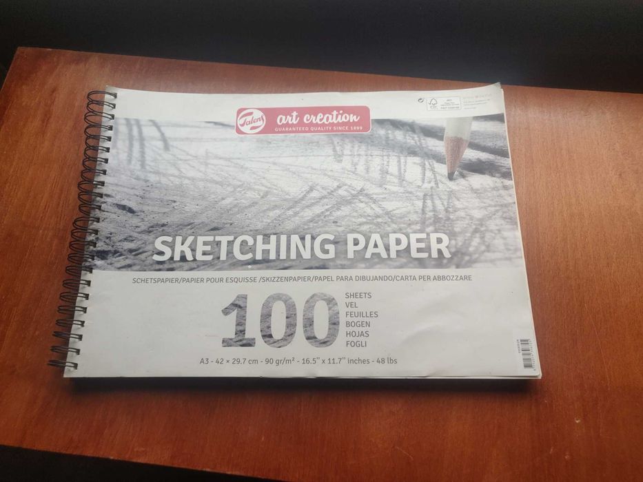 Sketching paper...