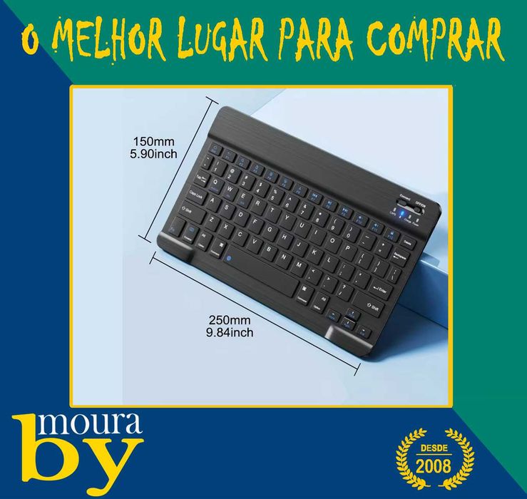 Teclado em Portugues para Tablet 10.1" android ios windows