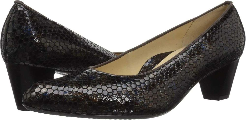 Елегантні брендові весільні туфлі ARA рептилія шкіра 42 розмір 27 см