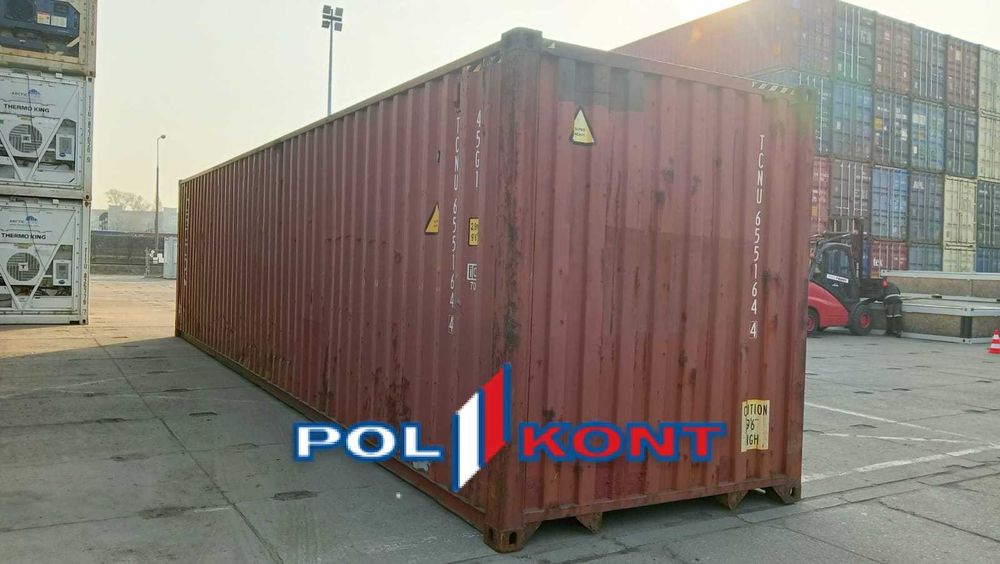 Używany kontener morski 40 HC / 12 metrowy / PZ