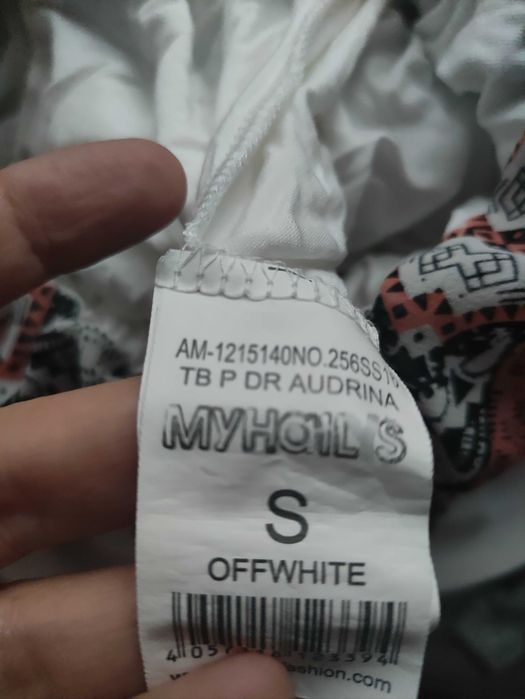 Szyfonowa asymetryczna sukienka S My Hailys