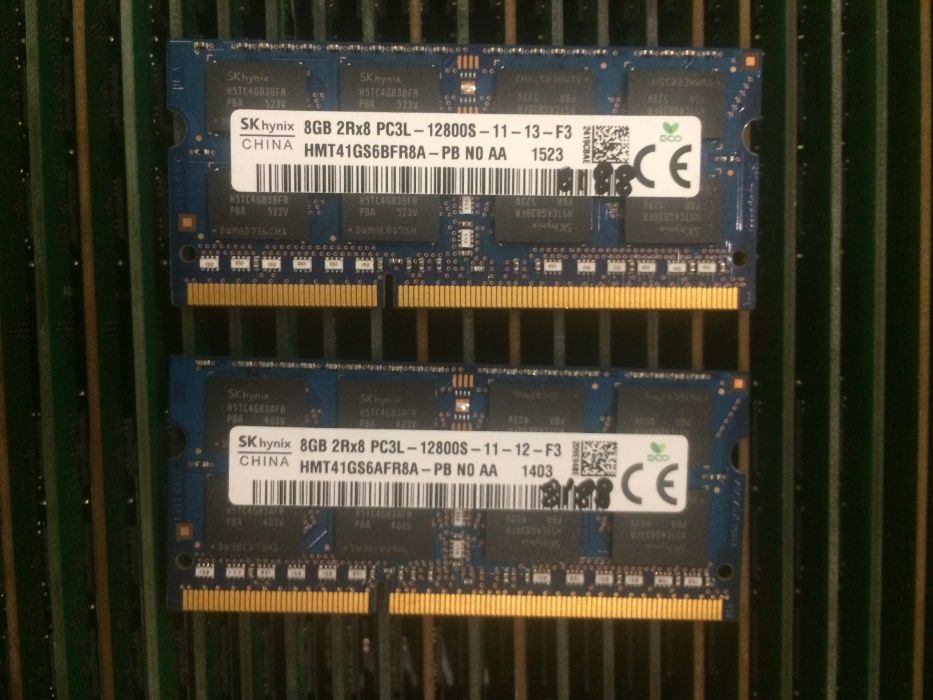 DDR3 8GB SO-DIMM Hynix, Samsung, Kingston 1600,1333 MHz Intel