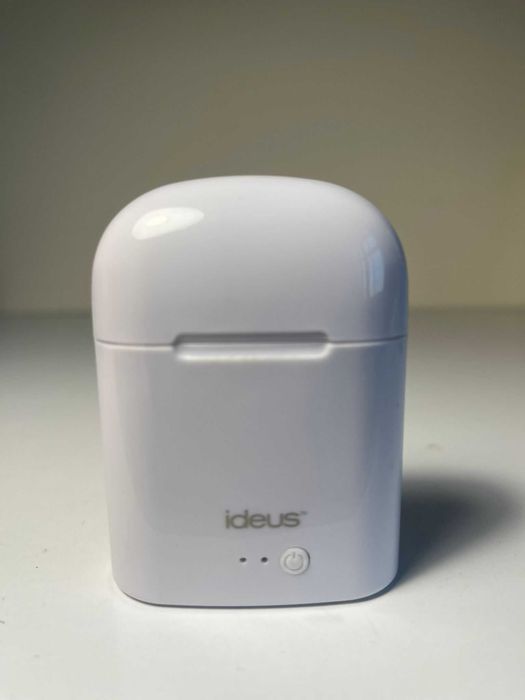 Auriculares sem fios ideus brancos bluetooth