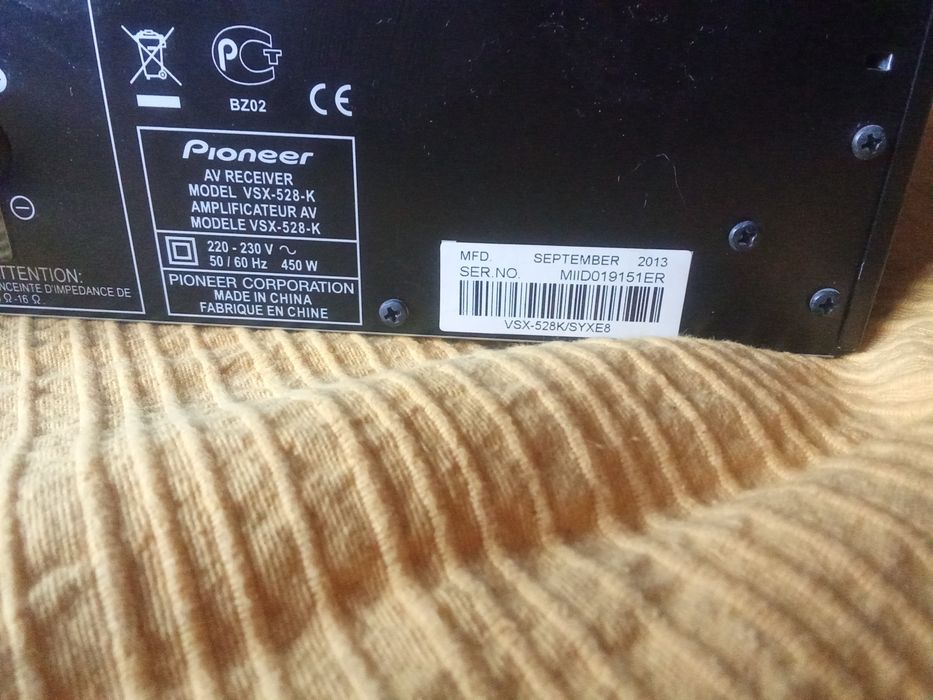 Amplificador Receptor AV Pioneer