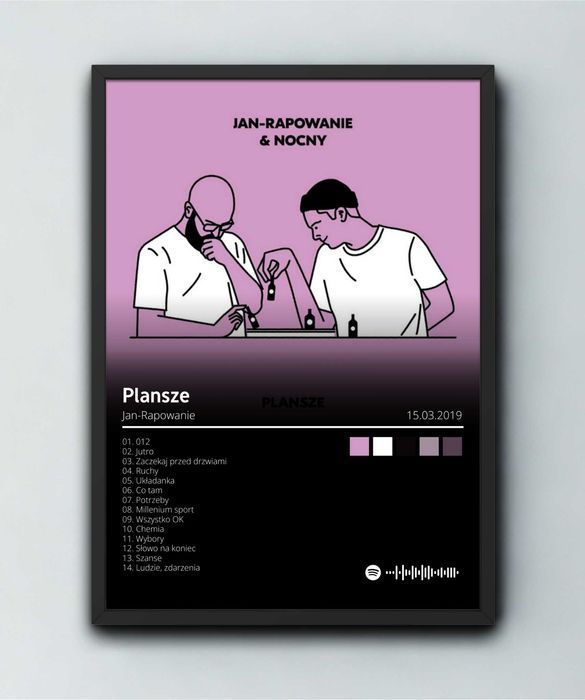 Plakat A3 – „Plansze” Jan Rapowanie