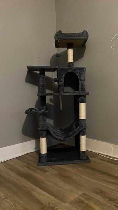 Drapak dla kota duży wysoki drapak NOWY dla kota domek legowisko NOWY