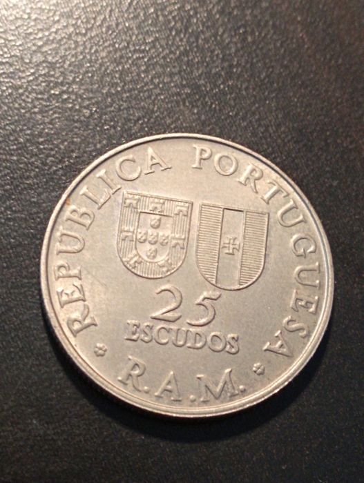 25 escudos 1981 -Zarco -Região Autónoma da Madeira -Portugal - Soberba