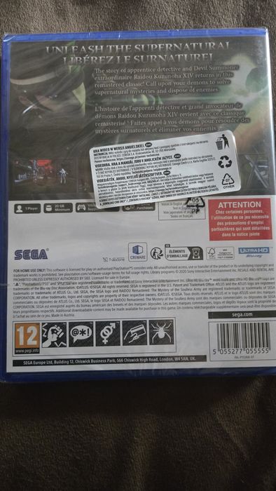 Raidou remastered: The Mystery of the Soulless Army Ps5 Nowa  Ang