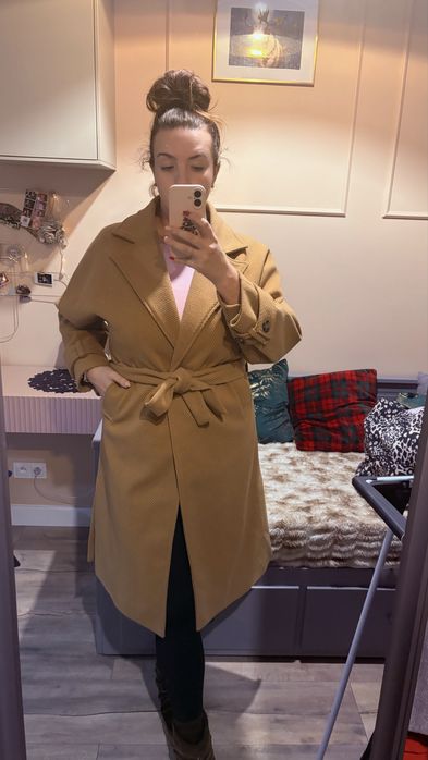 Płaszcz damski Cocomore  rozmiar L beżowy