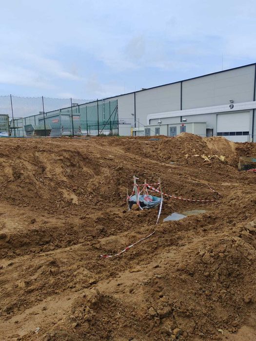 Ziemia, grunt z wykopów na wyrównanie terenu