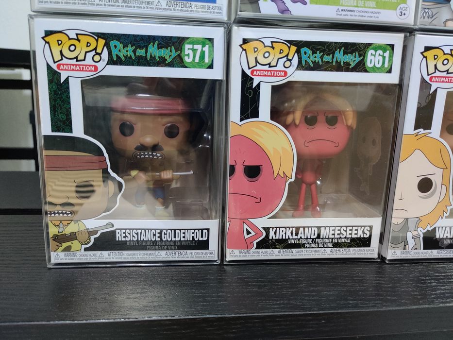 Funko Pop Rick and Morty, TMNT, Terror, etc.
