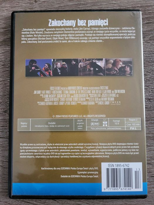 Zakochany bez pamięci - DVD stan bdb