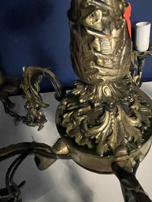 Żyrandol Mosiężny