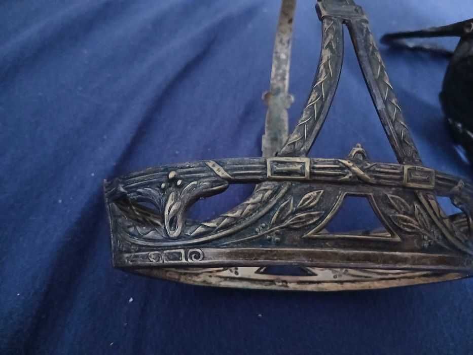 Stary secesyjny koszyczek do cukiernicy plater