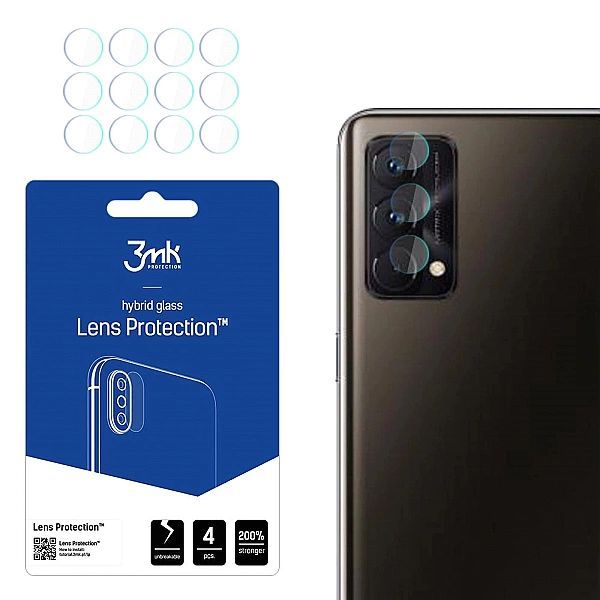 Szkło na aparat 3mk Lens Protection™ hybrydowe na Realme Gt Master