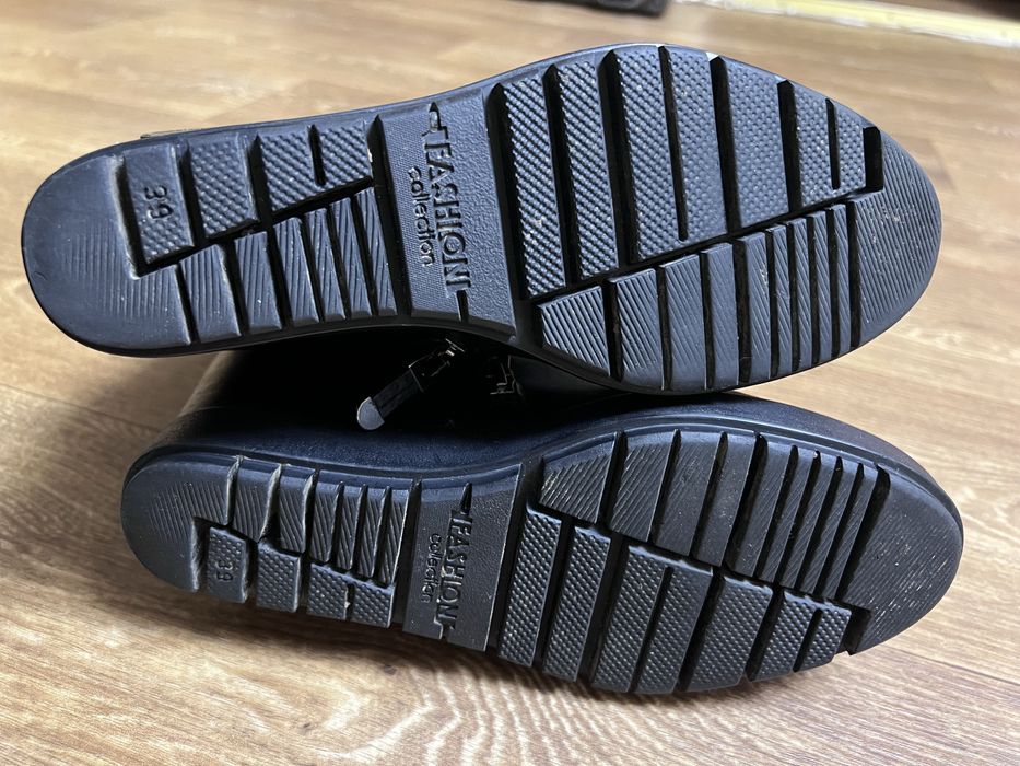 Шкіряні теплі сапожки