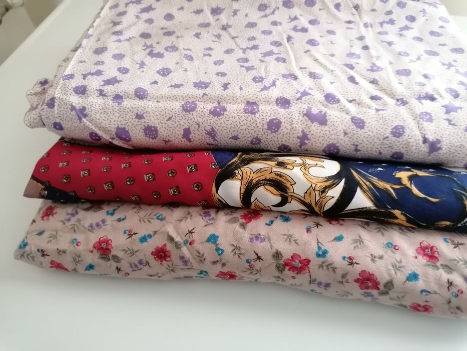 Tecidos em seda/ algodão/ fibra / algodão / seda / fazenda , desde  Mt