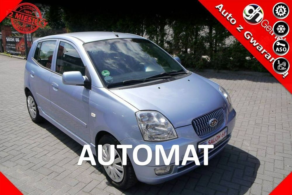 Kia Picanto 1.1b 66 tyś km Automat Stan b.dobry klima bezwypadkowy Gwarancja 12-mc