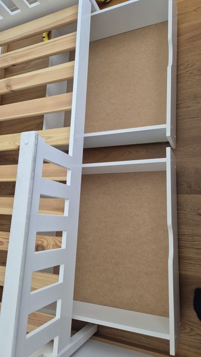 Drewniane Łóżko parterowe EMMA, (88x168)