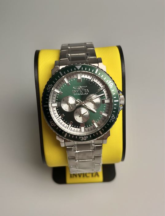 годинник Invicta 47514 Titanium, інвікта, часы титан Ø44мм