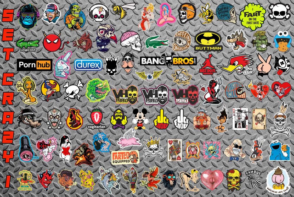 #VH1980Grafics Set USA de autocolantes de Vinil UV Radio Modelismo